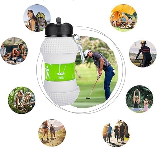 FOLDING BOTTLE GB Collapsible Water Bottles Soft Silicone Flask, Creative Funny Portable Foldable Water Bottle