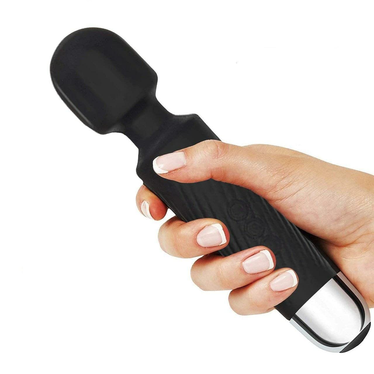 Cordless Rechargeable Personal Body Wand Massager Machine with 28 Vibration Modes & Water Resistant Magic Mate Handheld Cordless Personal Body Massager