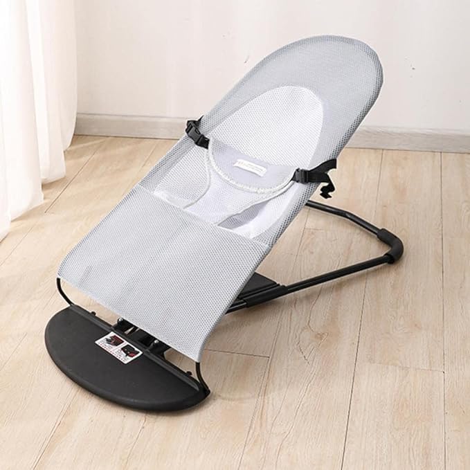 Infant Comfort Baby Bouncer Rocking Chair -Ergonomic Design Baby Bouncy Seats Foldable and Reclining Baby Sleeping & Swing Chair with Music - Upto 10 Kg, Multicolor
