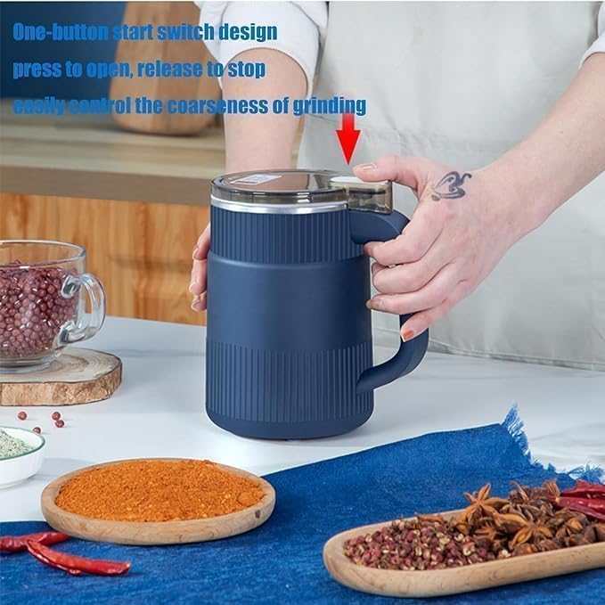 Coffee Grinder Electric, Spice Grinder,Spice Grinder with Handle Manual Spice Grinder Handheld Spice Handheld Spice Mill Handle Operated Spice Hand Crank Spice