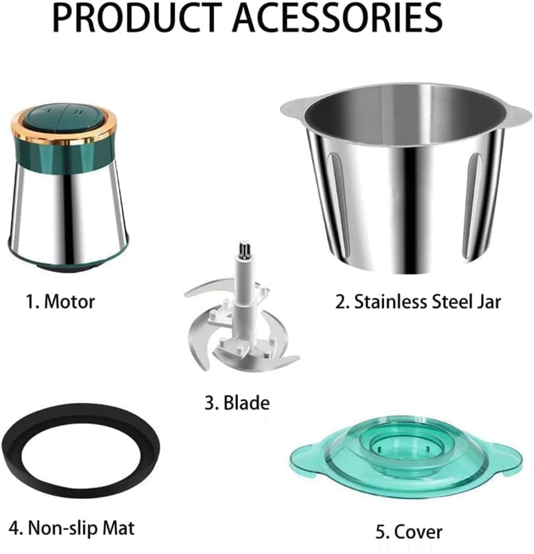 2L Food Processor – Mincer Food Processor Slicer Vegetable Machine Blender | Powerful Grinding for Home Use
