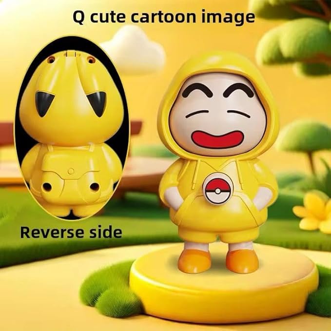 Toy Face Changing Doll Key Holder Cartoon Character Keychain for Men Gifts