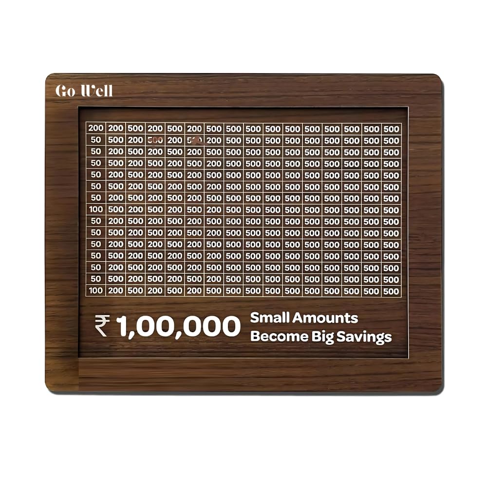 Money Bank Chandan Wood Wooden Piggy Bank for Kids & Adults, Coin Box with Carved Design, Savings Box, Mini Bank, Wooden Coin Box