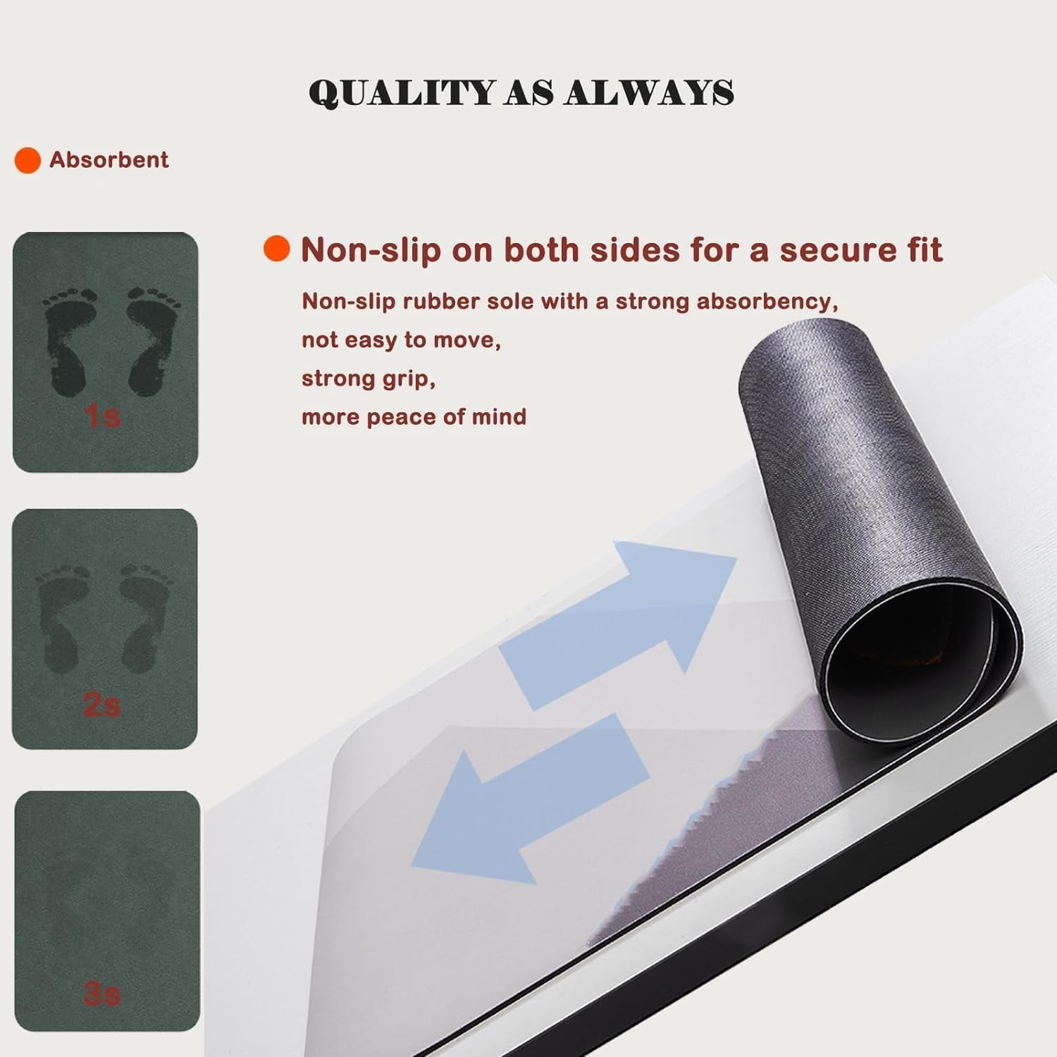 Special-Shaped Puzzle 5D Mat, Washable and Soft Floor Mat, Non-Slip Durable Floor Rug, Bathroom Toilet Door Mat