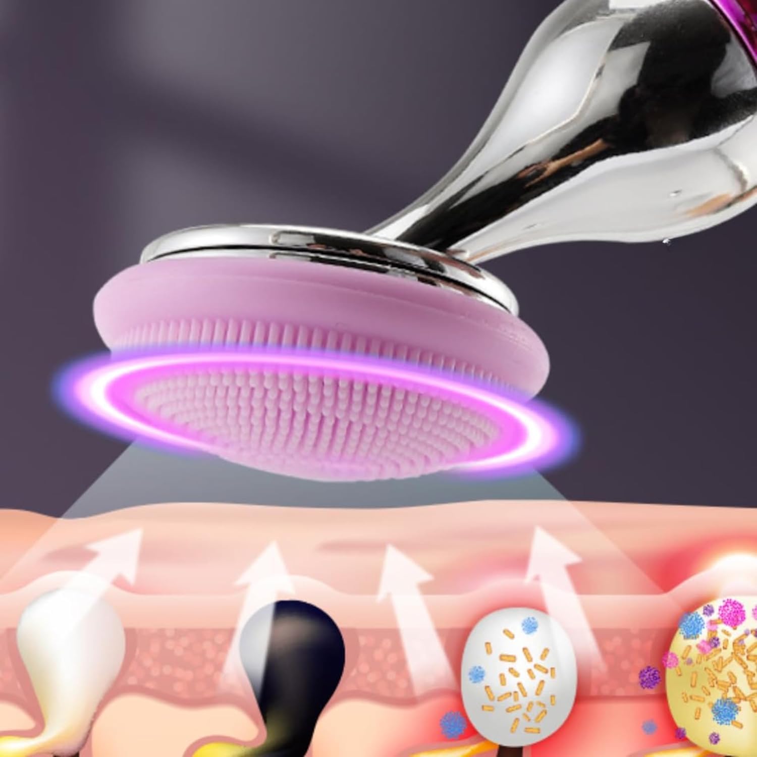 Premium 3 in 1 Face Neck Eyes Massager,Vibration Facial Massager for Skin Care, Face Sculpting Tool Multifunctional Neck Face Massager Beauty Device