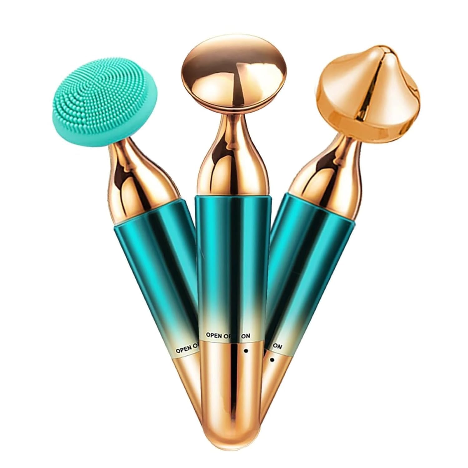 Premium 3 in 1 Face Neck Eyes Massager,Vibration Facial Massager for Skin Care, Face Sculpting Tool Multifunctional Neck Face Massager Beauty Device