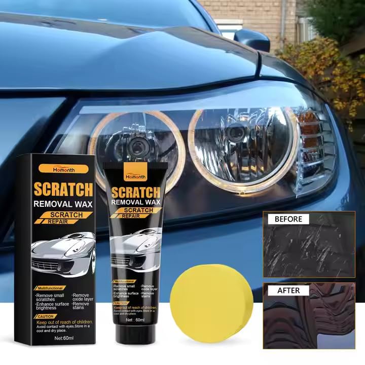 Car Scratch Removal, Car Scratch Remover Paste, Scratch Remover Wax, Paint Scratch Removal, Dent Remover, Rubbing Polish