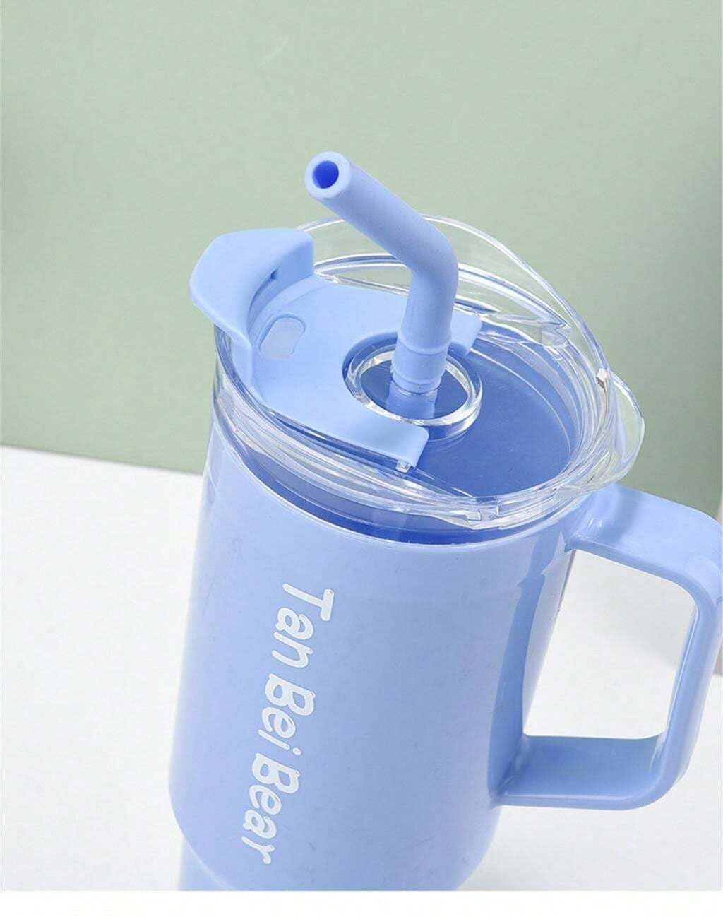 1200ml Tumbler Along with Handle 800ml and 300ml Bottles 1200ml Plastic Tumbler with Straw and Handle Motivational Water Bottle Sipper for Gym Office Travel Sports Home