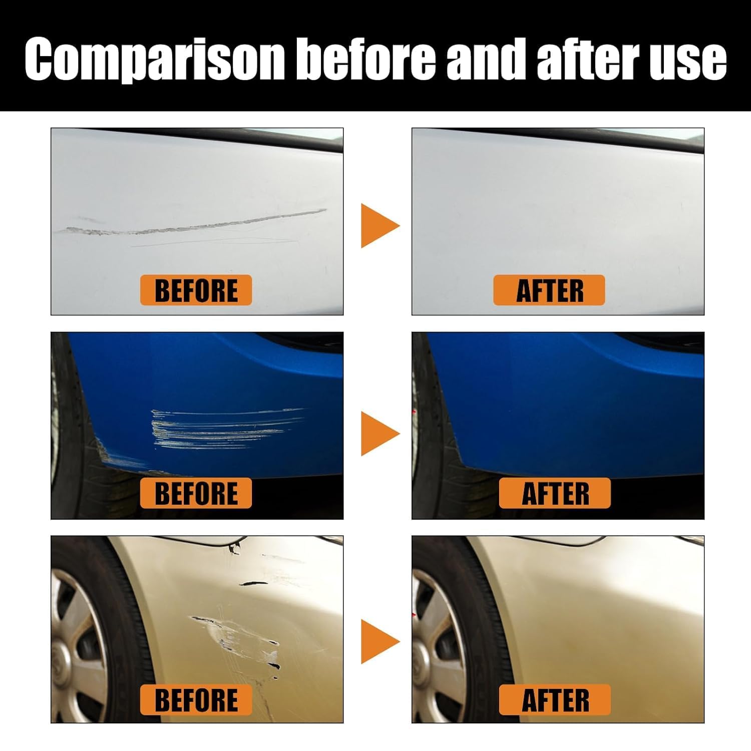 Car Scratch Removal, Car Scratch Remover Paste, Scratch Remover Wax, Paint Scratch Removal, Dent Remover, Rubbing Polish