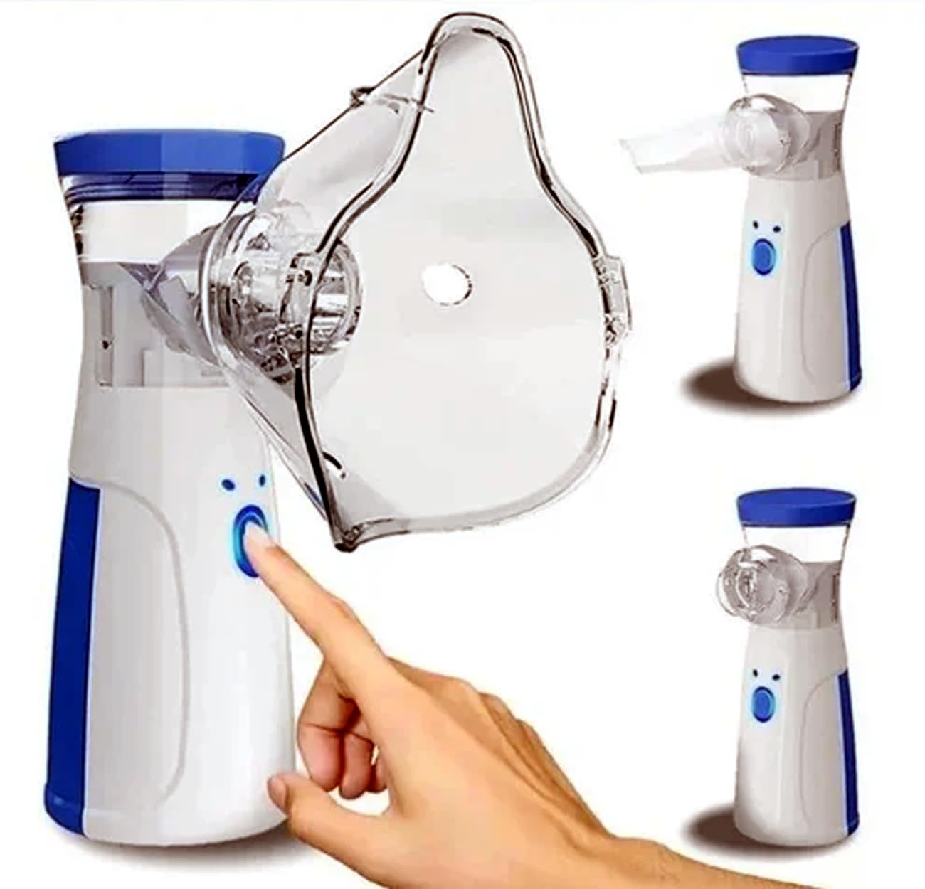 Portable Nebulizer Machine for Adults and Kids Travel and Household Use, Handheld Mesh Nebulizer for Breathing Problems