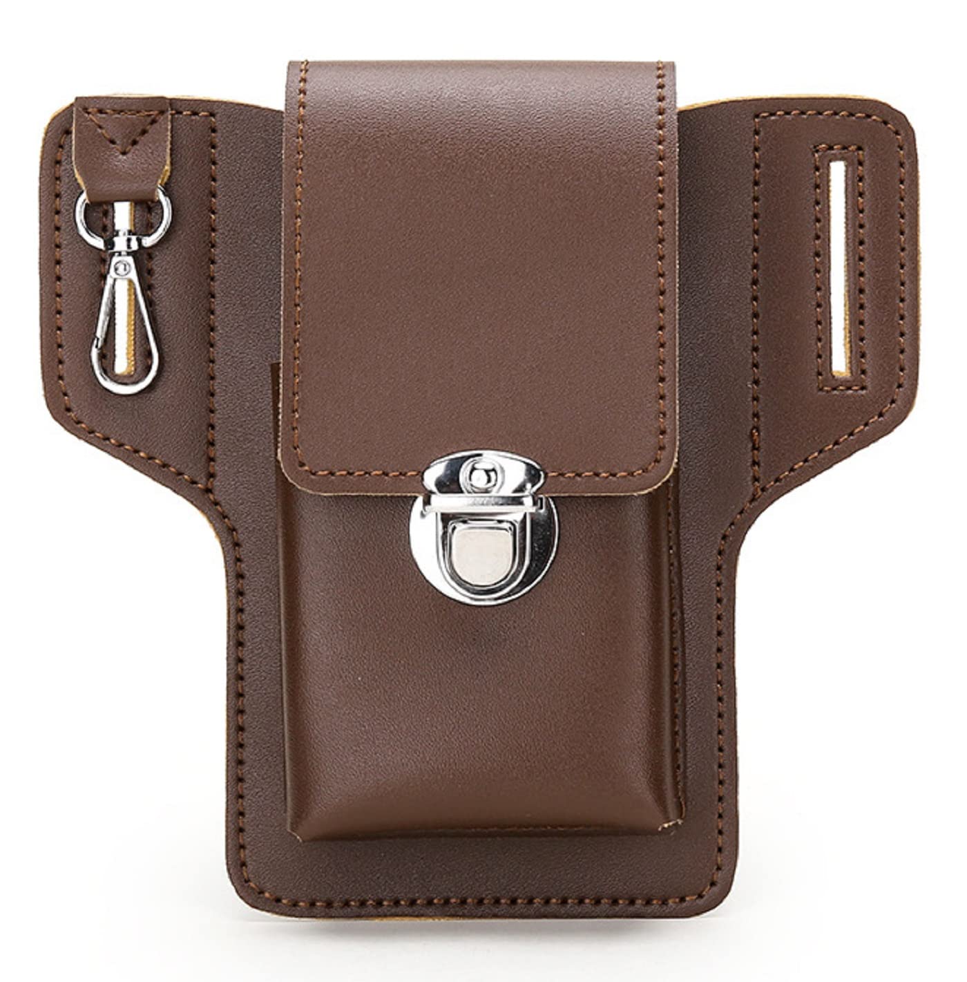 Cellphone Holder Belt Pouch | Leather Mobile Pouch for Men|Multifunction Belt Pouch for Mobile Phone