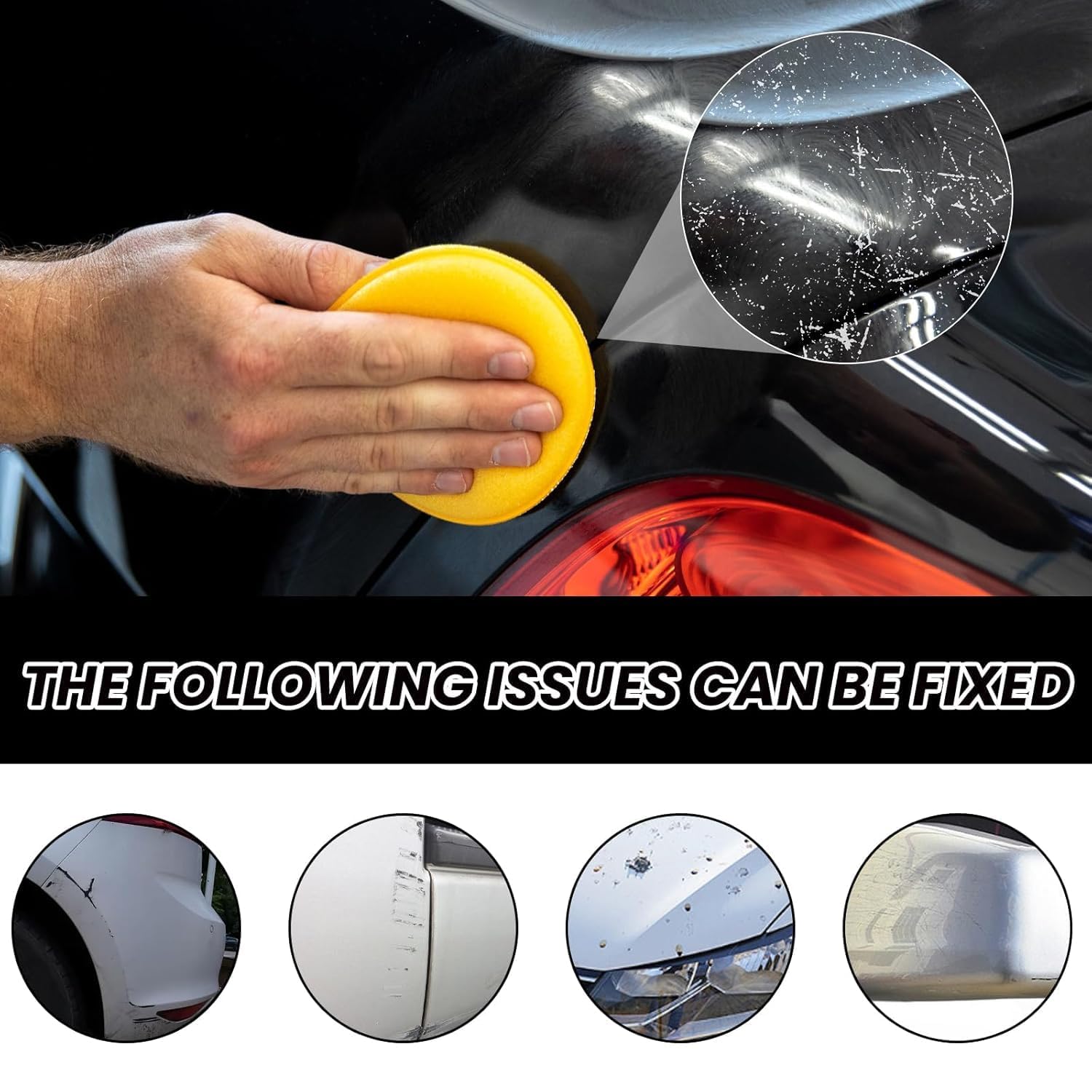 Car Scratch Removal, Car Scratch Remover Paste, Scratch Remover Wax, Paint Scratch Removal, Dent Remover, Rubbing Polish