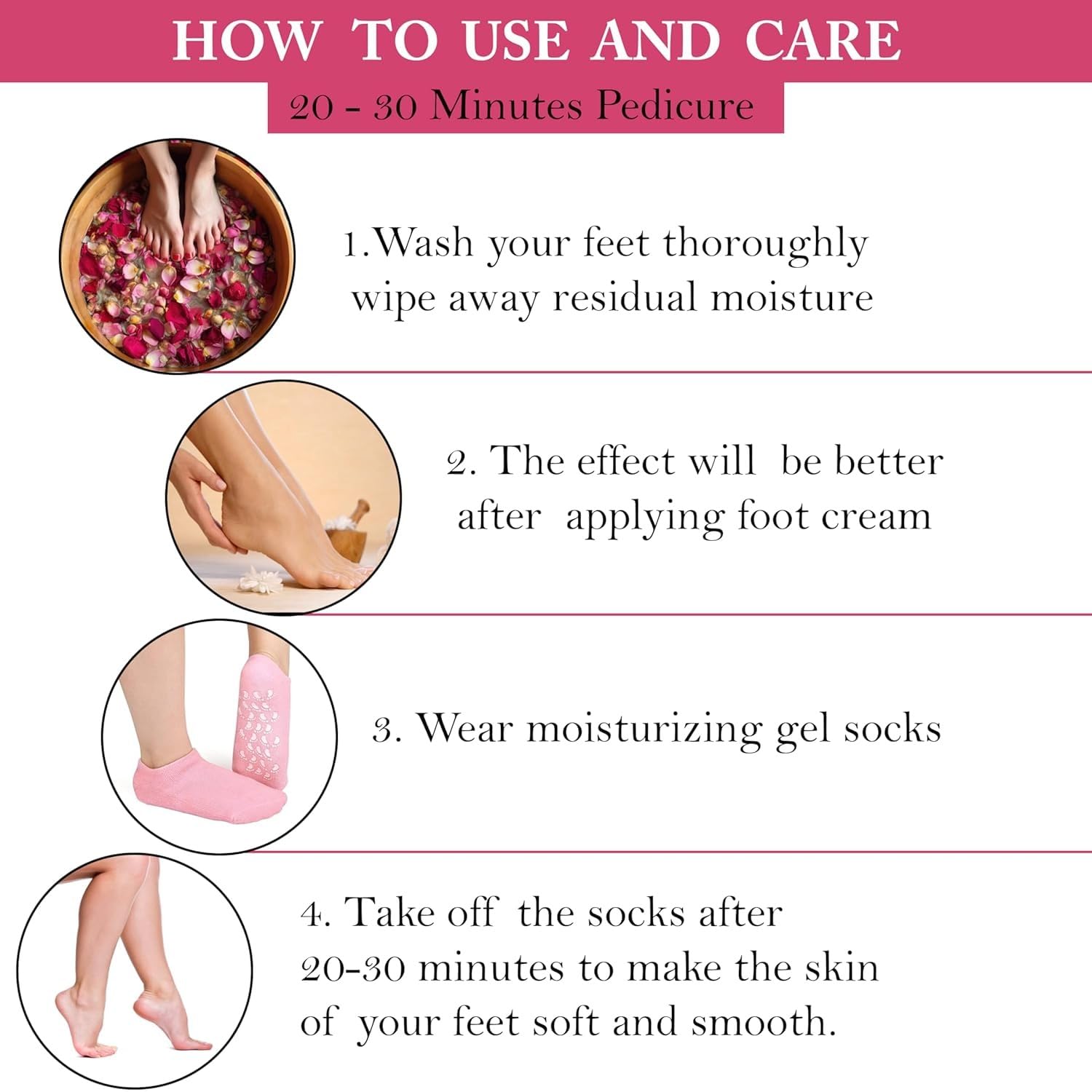 Silicone Socks For Women Moisturizing Silicone Spa Gel Socks For Women Silicon Socks Heel for Crack Spa Gel Socks for Women and Men Gel Socks