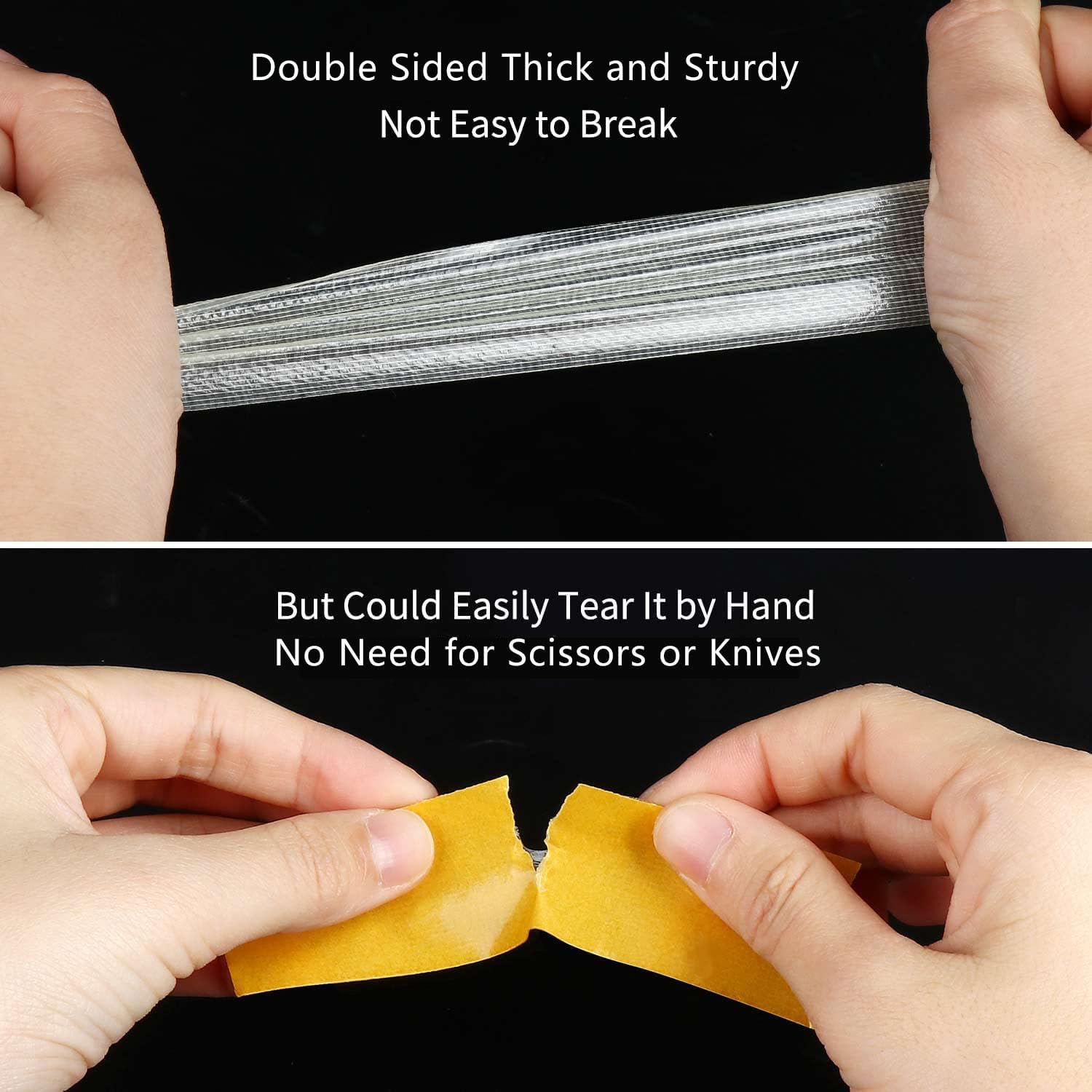 Double Sided 3CM x 20M Long Super Strong Sticky Carpet Tape, Non-Slip Waterproof Removable Mesh Grid Tape for Hardwood Floors, Mats, Wall Hanging & Paste Decoration