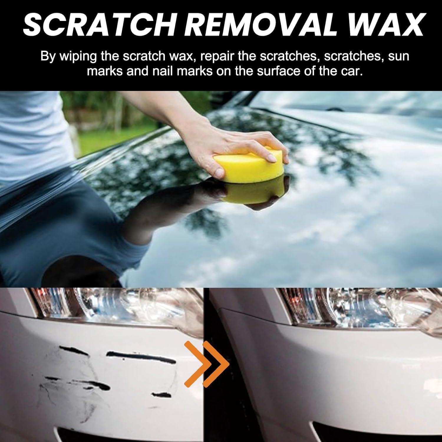 Car Scratch Removal, Car Scratch Remover Paste, Scratch Remover Wax, Paint Scratch Removal, Dent Remover, Rubbing Polish