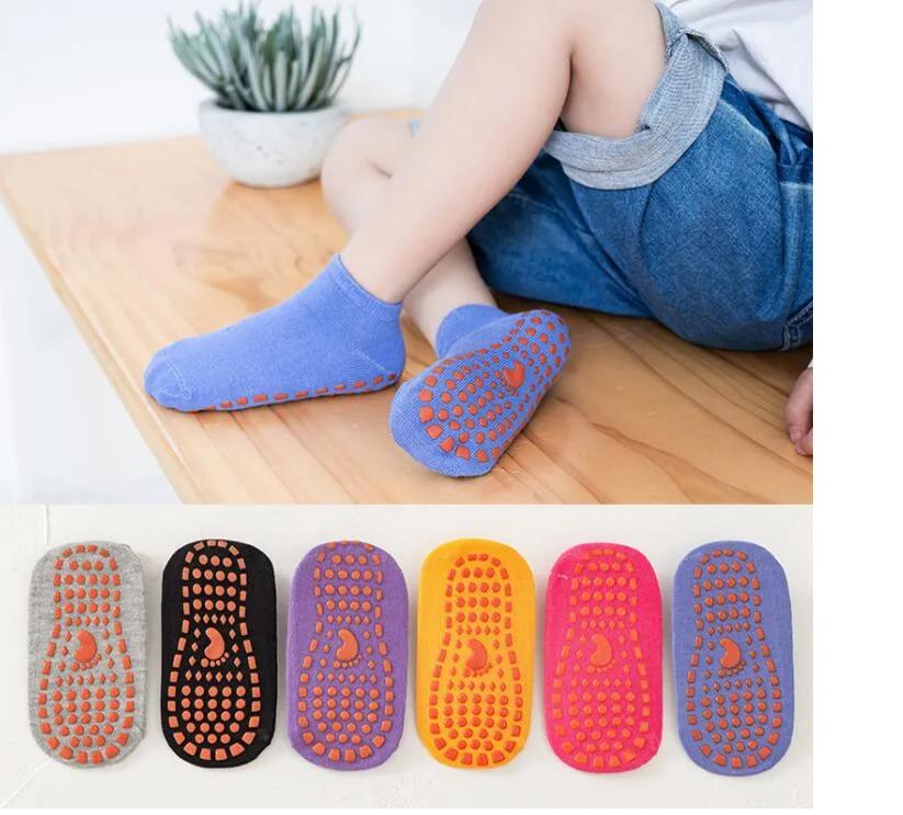 Baby Children Anti Skid Floor Socks Trampoline Sock kids Comfortable Wear Non Slip gym Sports Yoga jumnping Socks