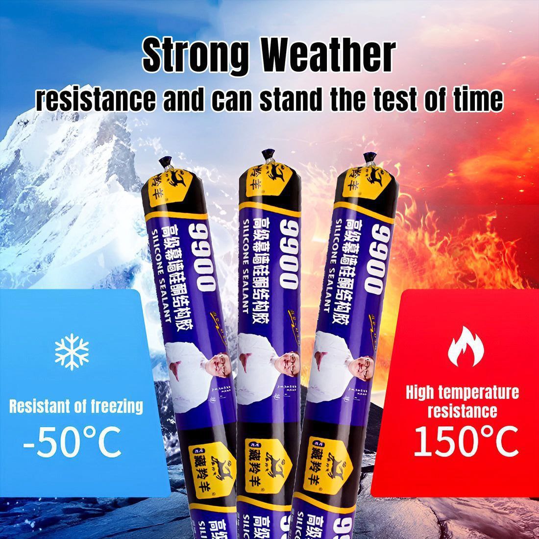 Sealant glue pack-1 SILICONE ( 750gm ) Multifunctional Adhesive Silicone Sealant Construction Engineering