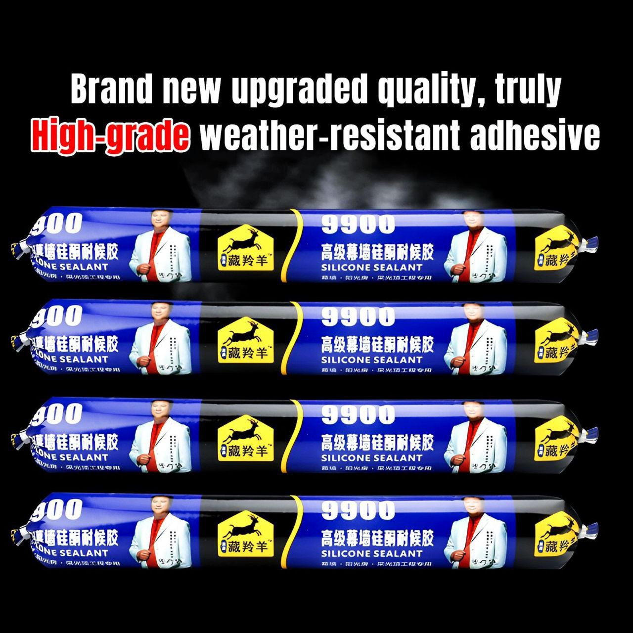 Sealant glue pack-1 SILICONE ( 750gm ) Multifunctional Adhesive Silicone Sealant Construction Engineering