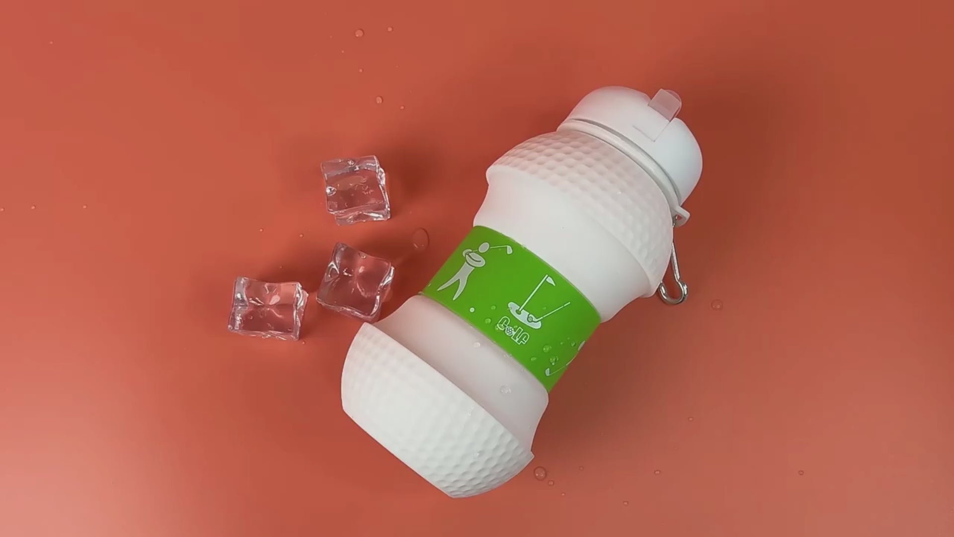 FOLDING BOTTLE GB Collapsible Water Bottles Soft Silicone Flask, Creative Funny Portable Foldable Water Bottle