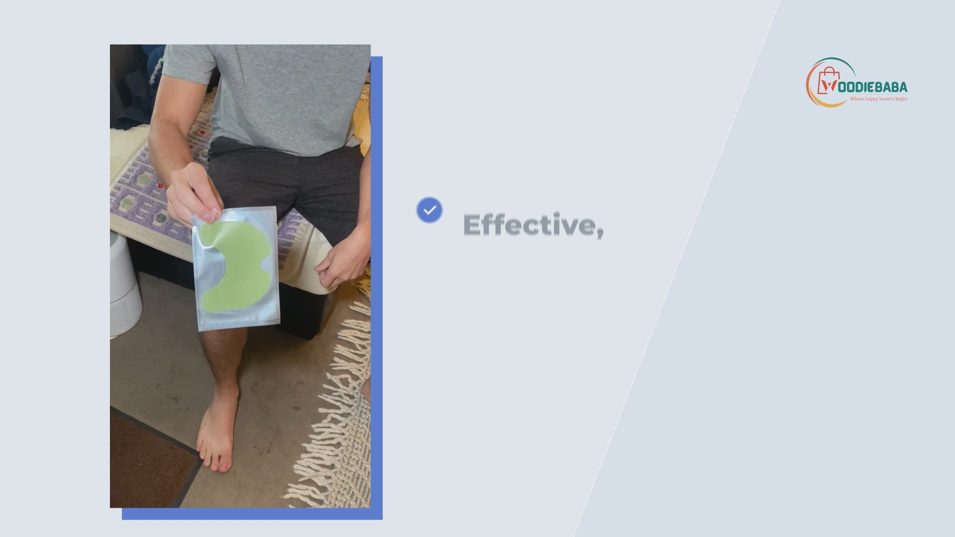 Herbal Pain Relief Knee Patches-30 Made with Natural Wormwood | Instant Extract Patch Relief of Joint Pains